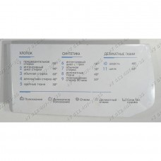 Панель дозатора стиральной машины Indesit WIUN81CSI, WIU81CSI