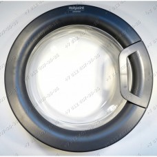 Люк в сборе для стиральной машины Ariston WMUF5050BCIS, VMUL501B