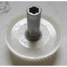 Шестеренка в сборе с втулкой для мясорубки Bosch MUM52131/03