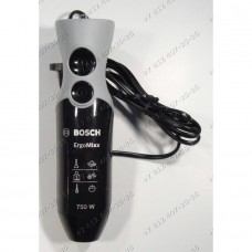 Моторная часть в сборе с сетевым шнуром для блендера Bosch MSM67140RU/01, MSM67160RU/01, MSM67160/01