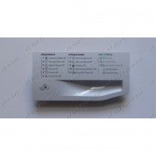 Панель дозатора для стиральной машины Ariston WMSG7106BCIS