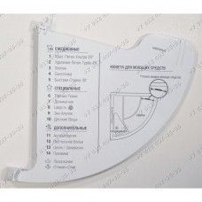 Планка с программами для стиральной машины Ariston RST703DW