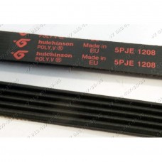 Ремень EL 1208 J5 стиральной машины Gorenje, ASKO, Indesit, Ariston ARXSF100CIS, Haier HW60