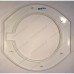 Внешний обод люка стиральной машины Ariston AI1248CTXEX, AI637T, AI848TXE, AR870T, AV520X, AV637TXE